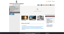 Desktop Screenshot of fundacionbarreiros.com